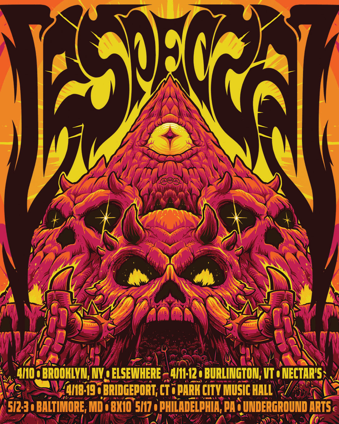 Spring Tour 2025 LE Foil Poster by Nemo