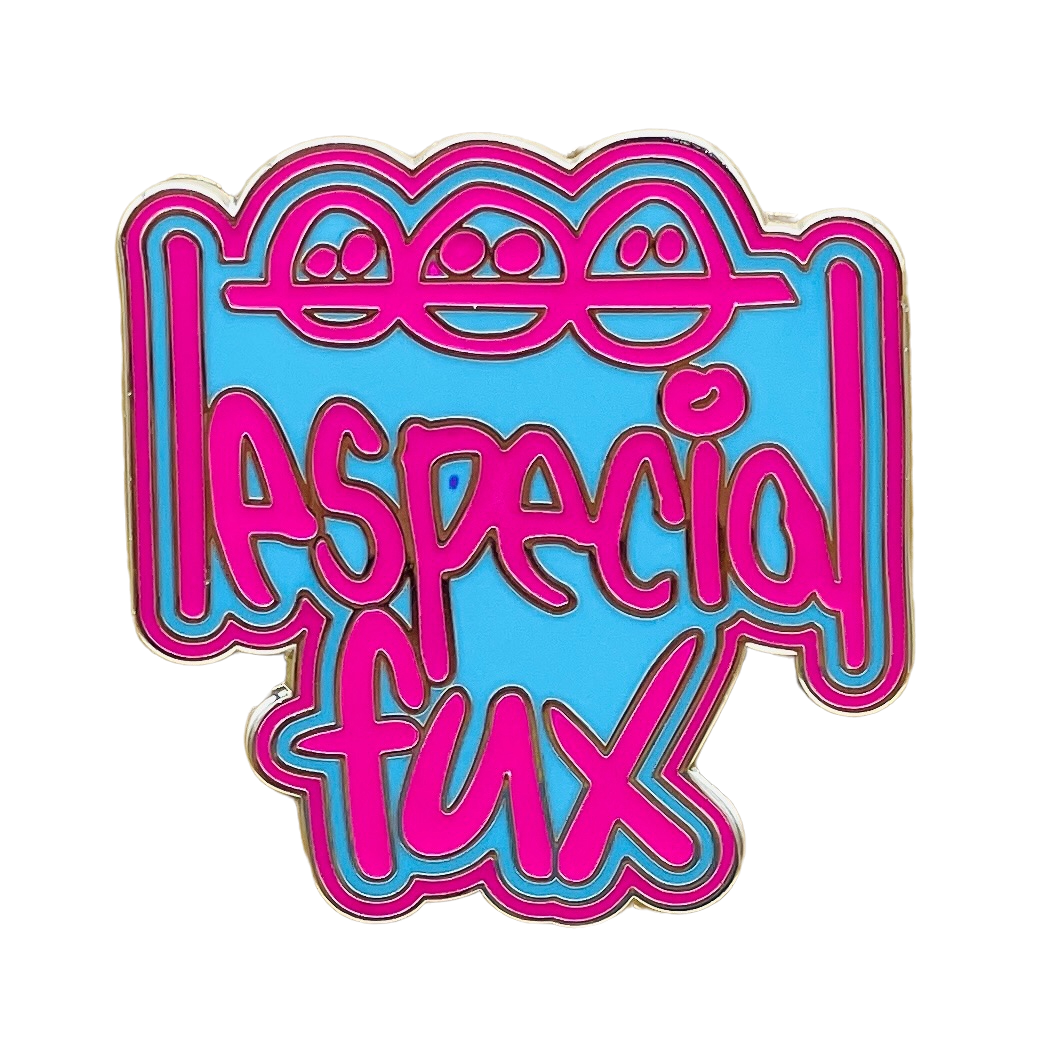 lespecial Fux Pin - Pink and Blue