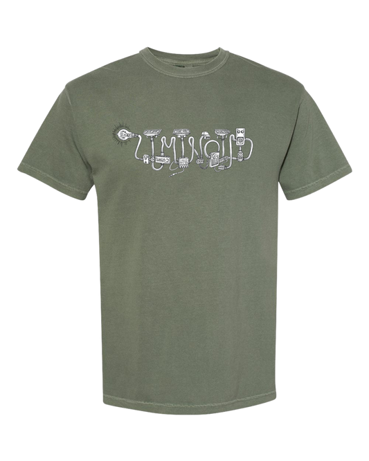 LIMINOID - Moss Robot Logo Tee