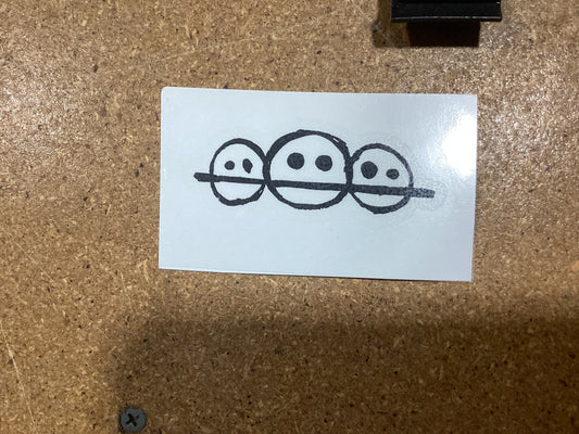 Tri-Face Temporary Tattoo