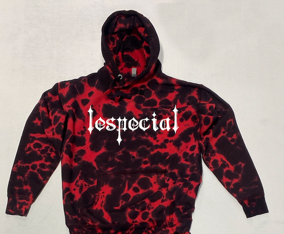 Black & Red Tie Dye Hoodie