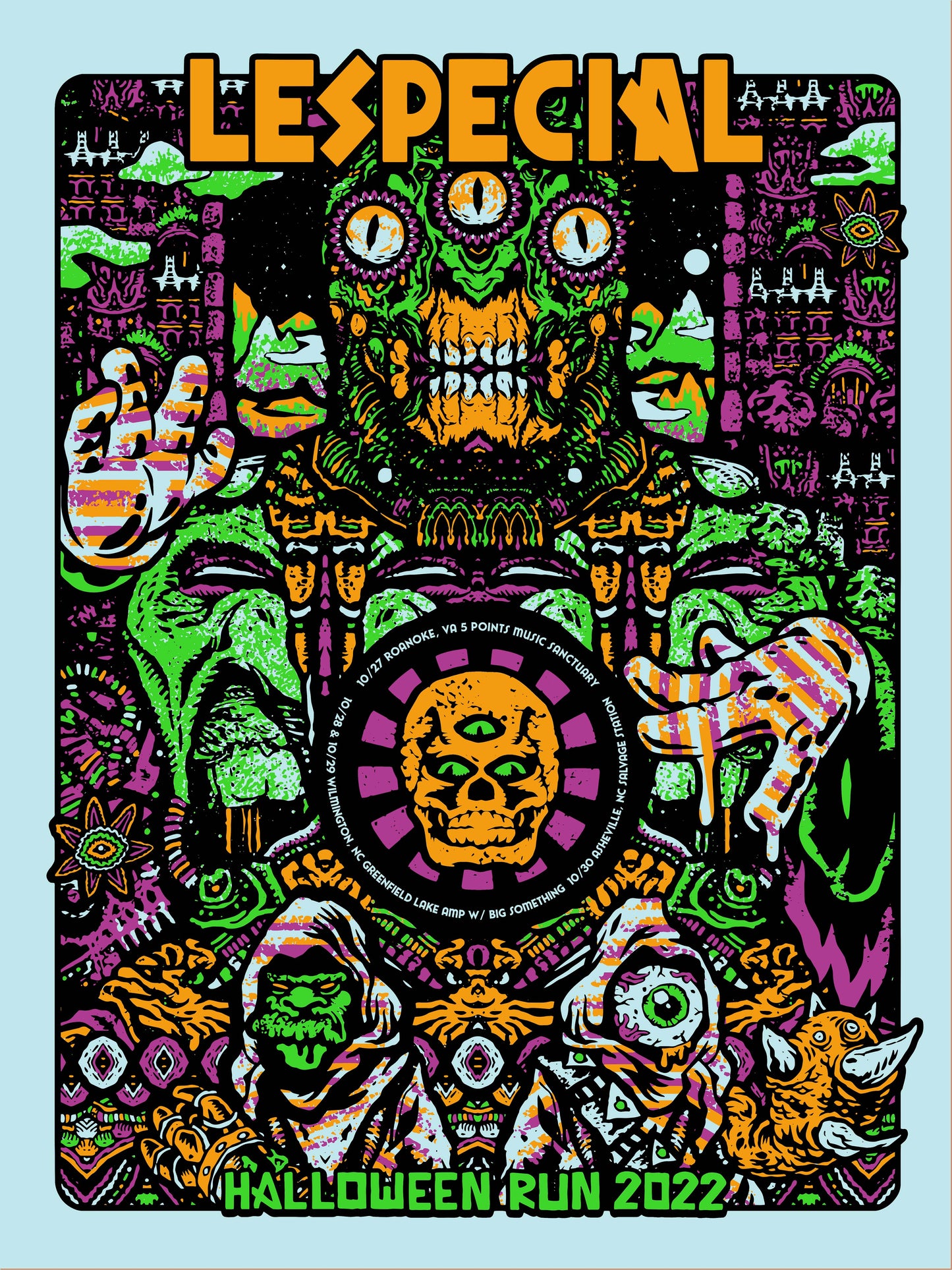 Screen Print - Halloween Run 2022 18x24"